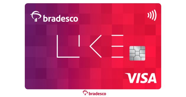 como pedir cartão Bradesco Like Visa